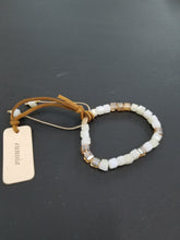 Load image into Gallery viewer, Faceted Cubic Bead Slider Bracelet