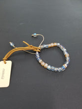 Load image into Gallery viewer, Faceted Cubic Bead Slider Bracelet