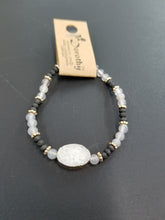 Load image into Gallery viewer, Mix Bead Faux Druzy Stone Bracelet