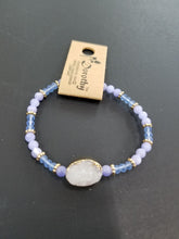 Load image into Gallery viewer, Mix Bead Faux Druzy Stone Bracelet