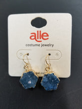 Load image into Gallery viewer, Shape Drop Druzy Stone Dangle Earrings