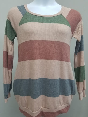 Color Block Knit Top