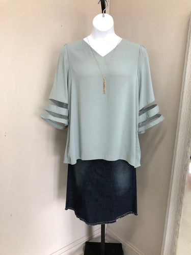 Bell Sleeve Top